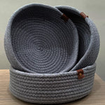 Grey Basket for fruit 