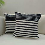 Black and White Cotton Cushion Cover-Set of 2 - Casa Snug