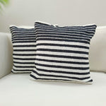 Black and White Cotton Cushion Cover-Set of 2 - Casa Snug