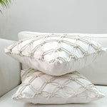 Handmade Cotton Macrame Cushion Cover - Casa Snug